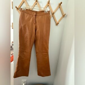 Cache Tan Leather pants
